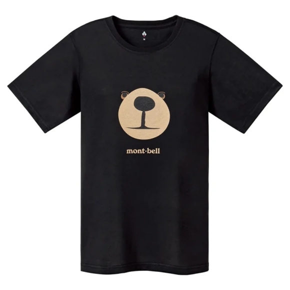 Montbell Wickron T Monta Bear Face T-shirt - Picture 1 of 7